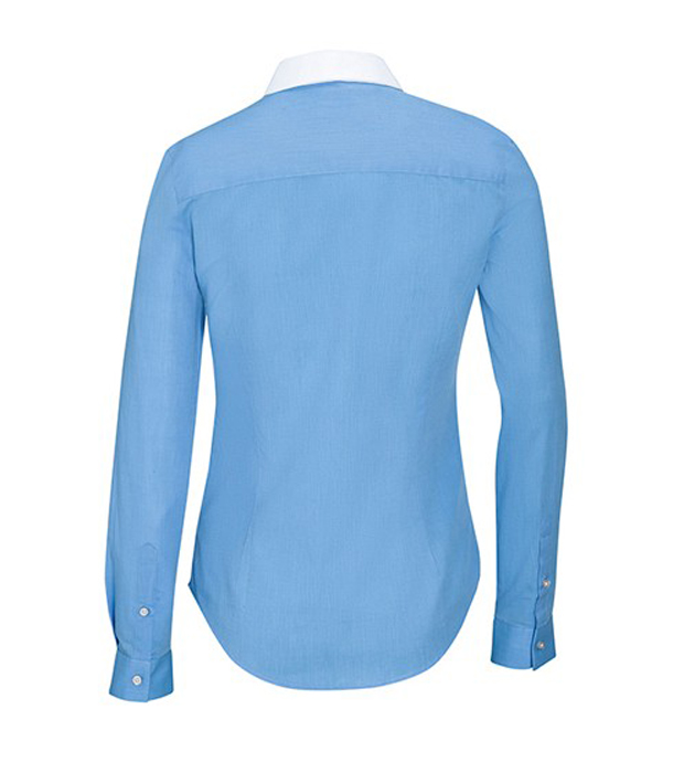 BELMONT - LONG SLEEVES LADIES SHIRT WITH WHITE COLLAR | Chef Image Workwear